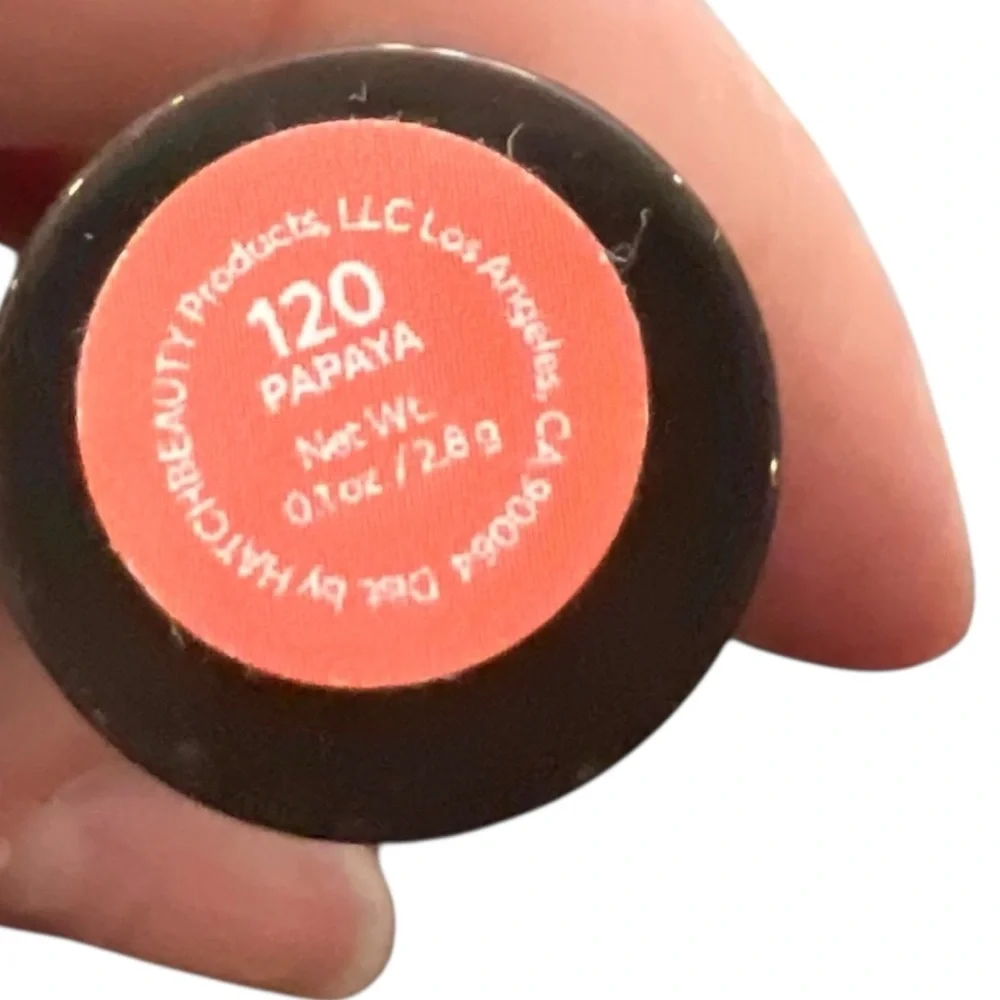 FOUND Satin Cream Lipstick Stick Makeup 120 Papaya Color Orange Coral‎ NEW